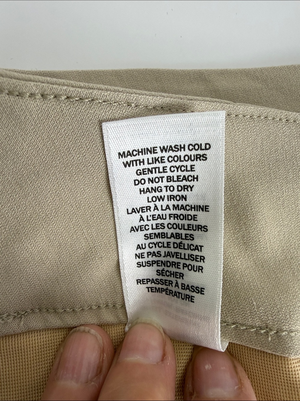 Northern Reflections Women's XL Pull-On Bermuda Shorts Beige Compression Waist - Picture 10 of 10